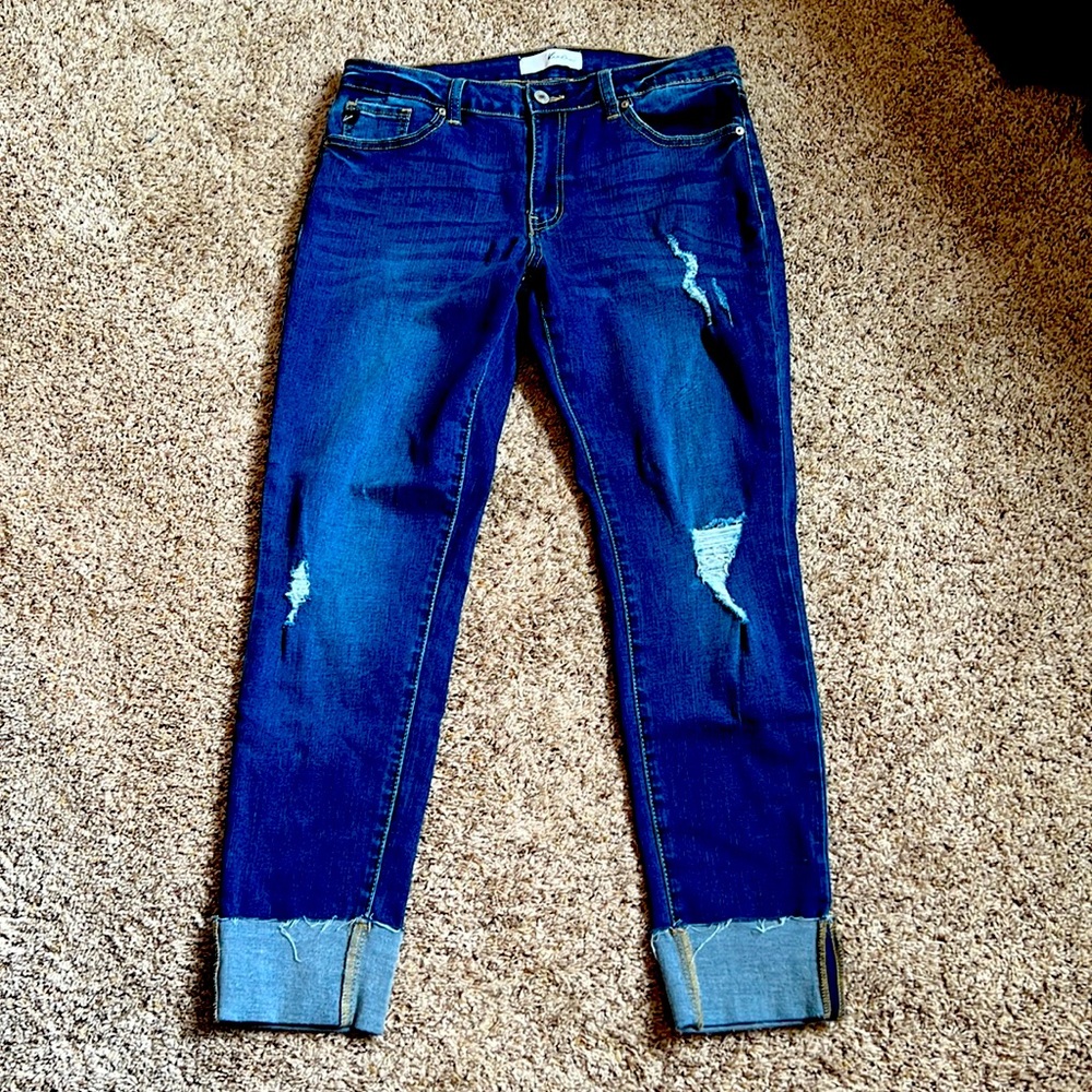 KanCan Skinny Cuff Jeans